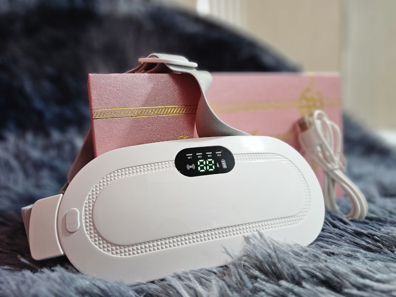 Coussin chauffant Portable menstruel pour soulagement de la douleur femme حزام هزاز ساخن لتسكين آلام الدورة الشهرية - Soins et Beauté - صورة حقيقية 9