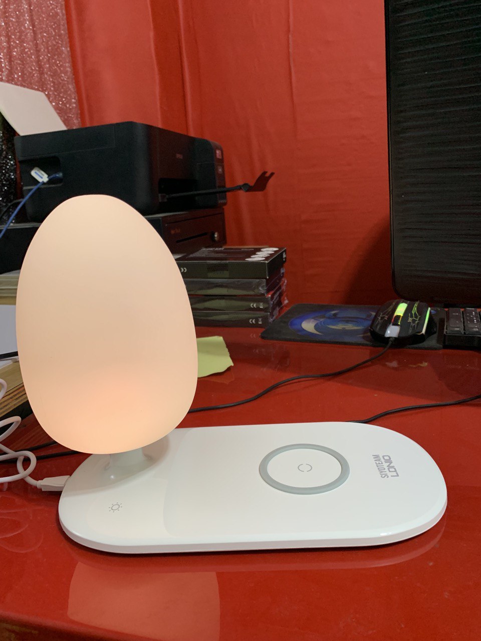 Veilleuse à luminosité réglable, chargeur de téléphone sans fil LDNIO Y3 - Électronique - صورة 8