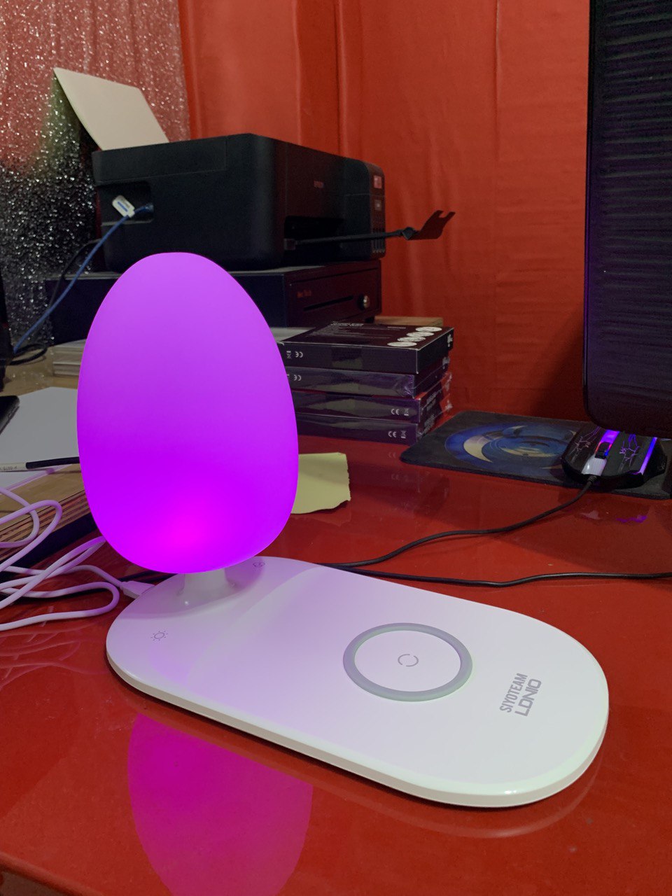 Veilleuse à luminosité réglable, chargeur de téléphone sans fil LDNIO Y3 - Électronique - صورة 11