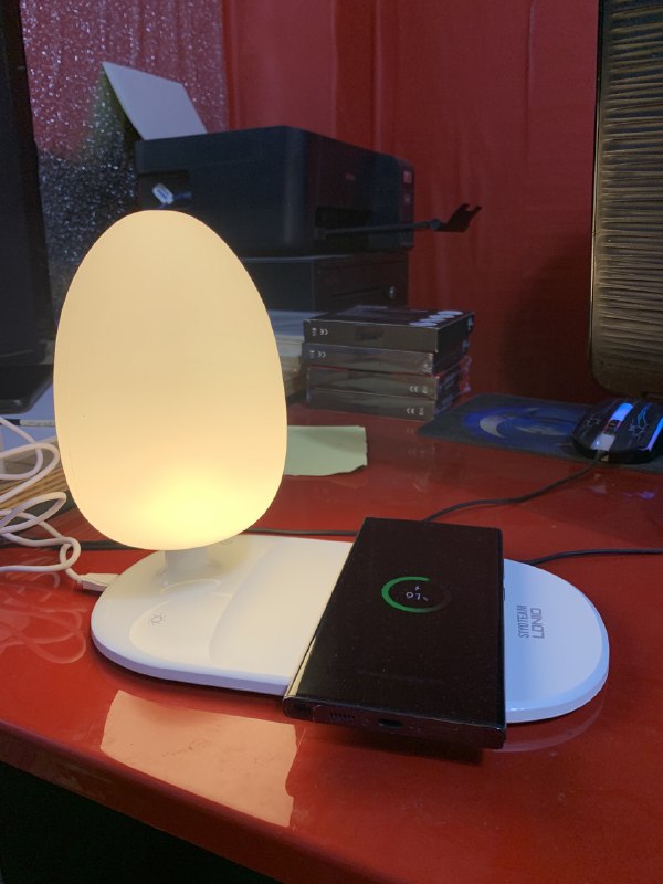 Veilleuse à luminosité réglable, chargeur de téléphone sans fil LDNIO Y3 - Électronique - صورة 14