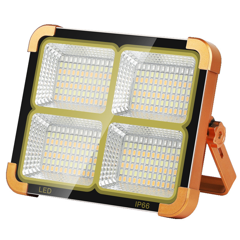 Projecteur Solaire étanche Rechargeable 4 modes Déclairage Power-Bank 1000W - Camping et Randonnée - صورة 5