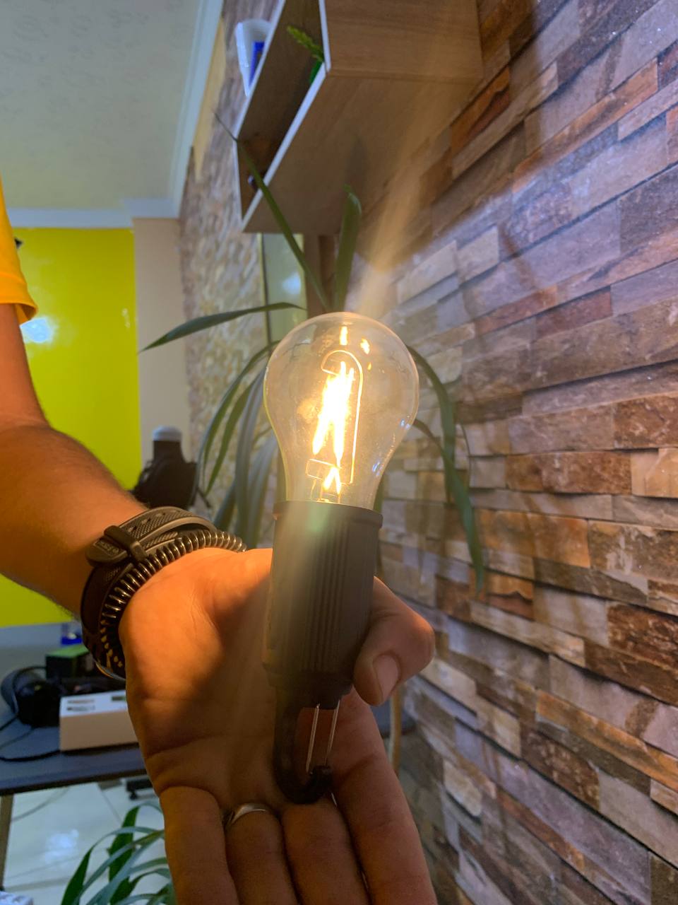 Lampe de Camping Portable étanche rechargeable 3 modes d'éclairage T01 - Camping et Randonnée - صورة 7