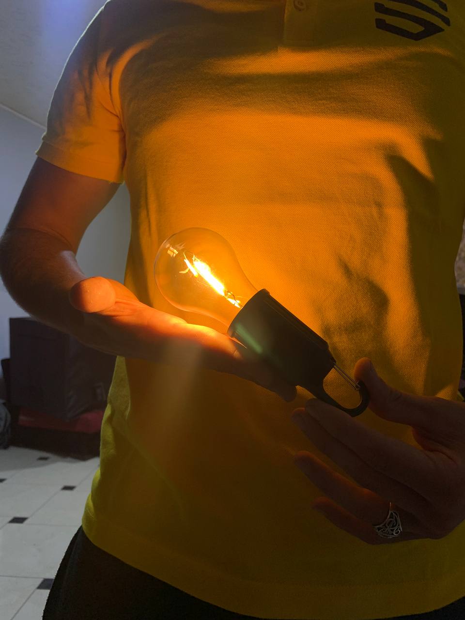 Lampe de Camping Portable étanche rechargeable 3 modes d'éclairage T01 - Camping et Randonnée - صورة 9