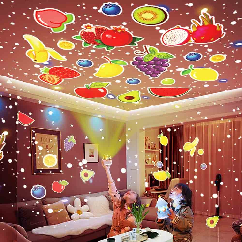 Projecteur Ciel Étoilé LED 360° avec 21 Films et Musique - مصباح إسقاط النجوم للأطفال مع 21 مشهدًا وموسيقى - Décoration - صورة 8