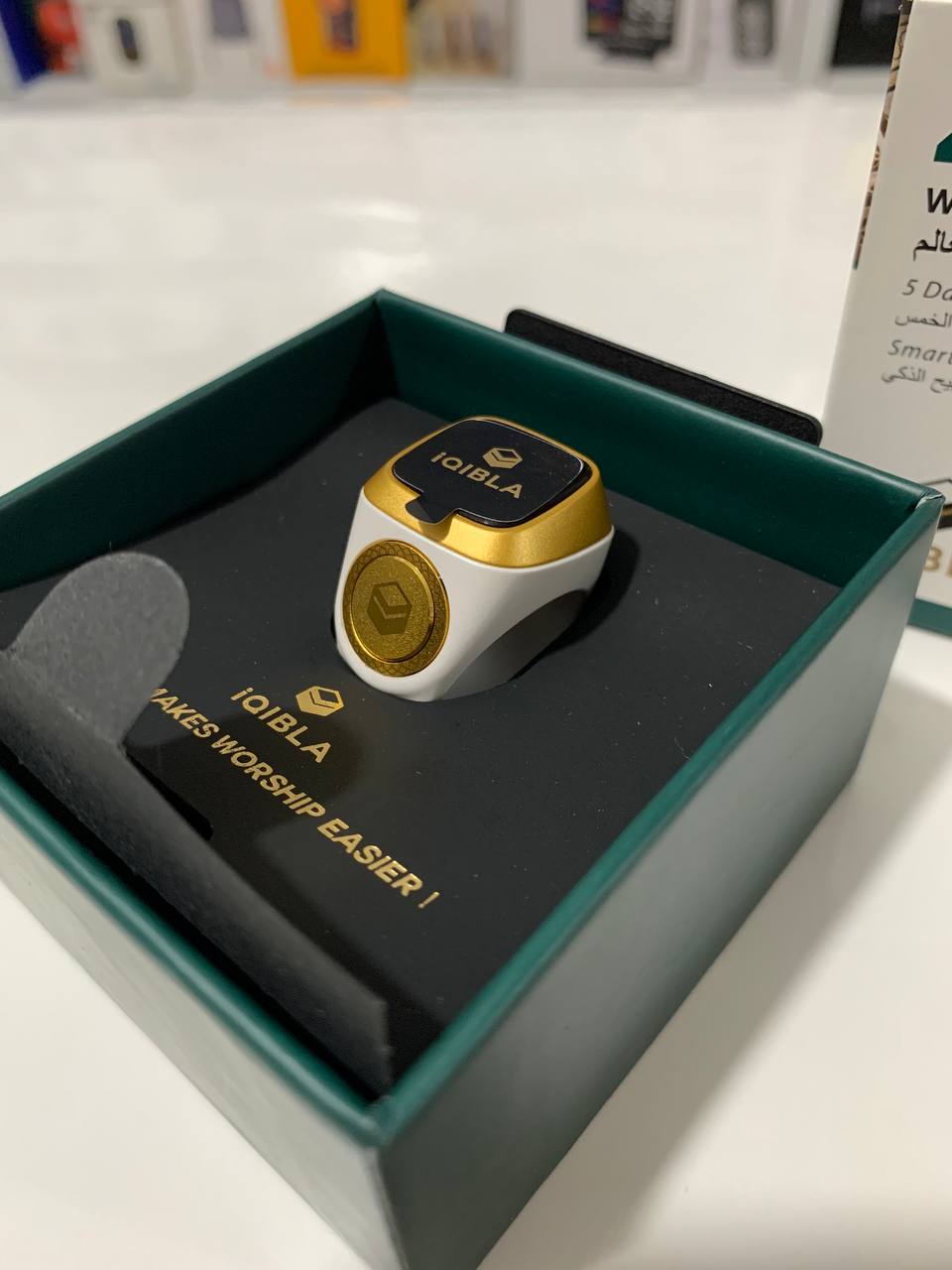 خاتم التسبيح الالكتروني الذكي IQIBLA يساعدك على التسبيح والتذكر بطريقة عملية وبسيطة -Zikr Ring Tasbih Counter - Électronique - صورة 7