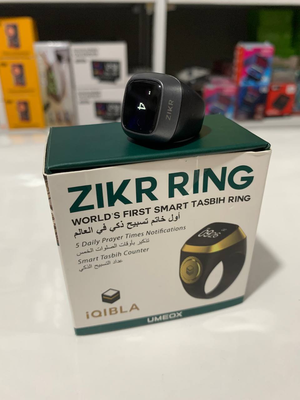 خاتم التسبيح الالكتروني الذكي IQIBLA يساعدك على التسبيح والتذكر بطريقة عملية وبسيطة -Zikr Ring Tasbih Counter - Électronique - صورة 16