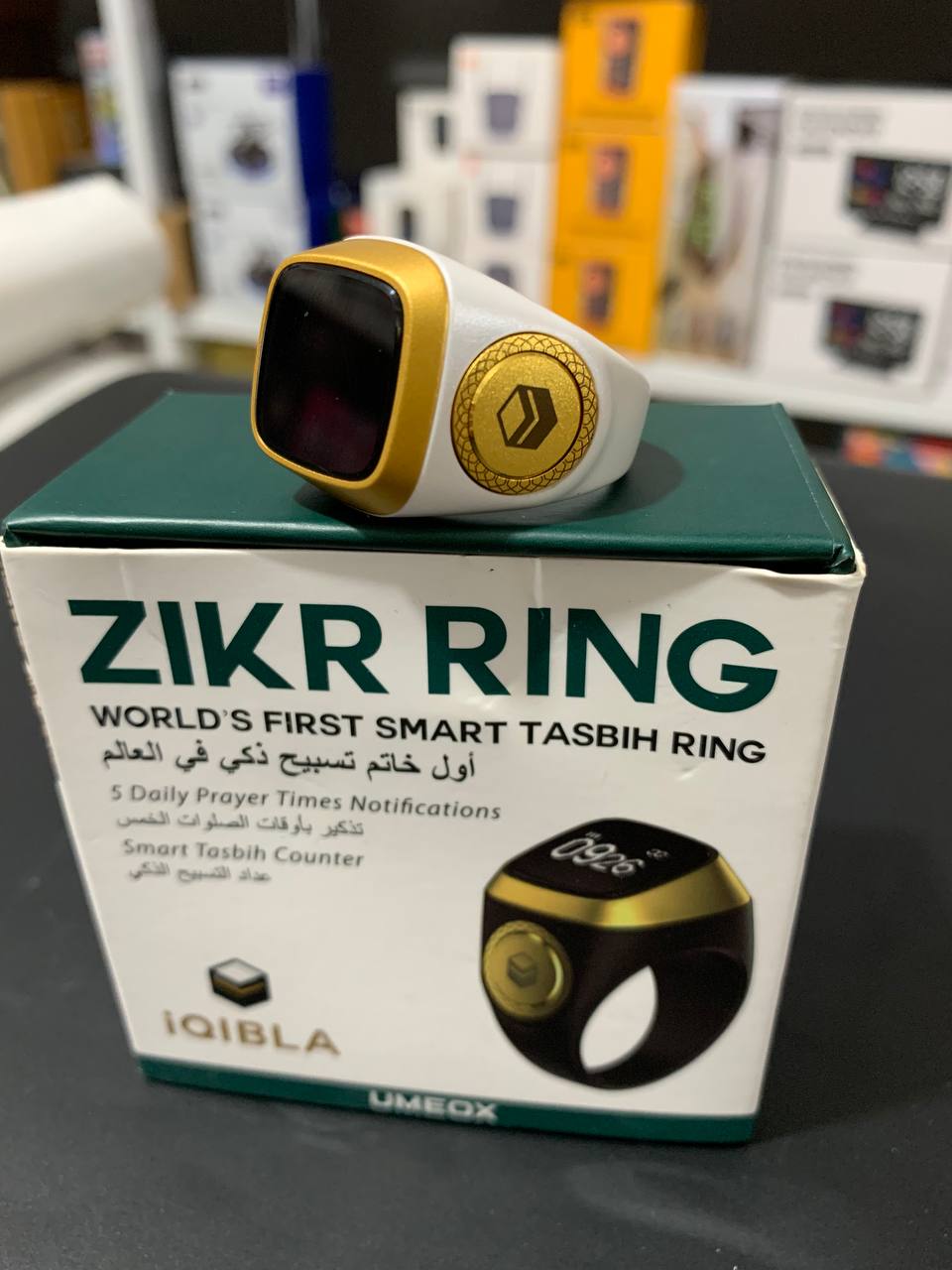 خاتم التسبيح الالكتروني الذكي IQIBLA يساعدك على التسبيح والتذكر بطريقة عملية وبسيطة -Zikr Ring Tasbih Counter - Électronique - صورة 19