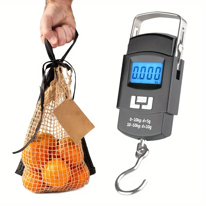 Balance à bagages numérique portable avec écran LCD 50KG/10G WH-A08 - Électronique - صورة 14