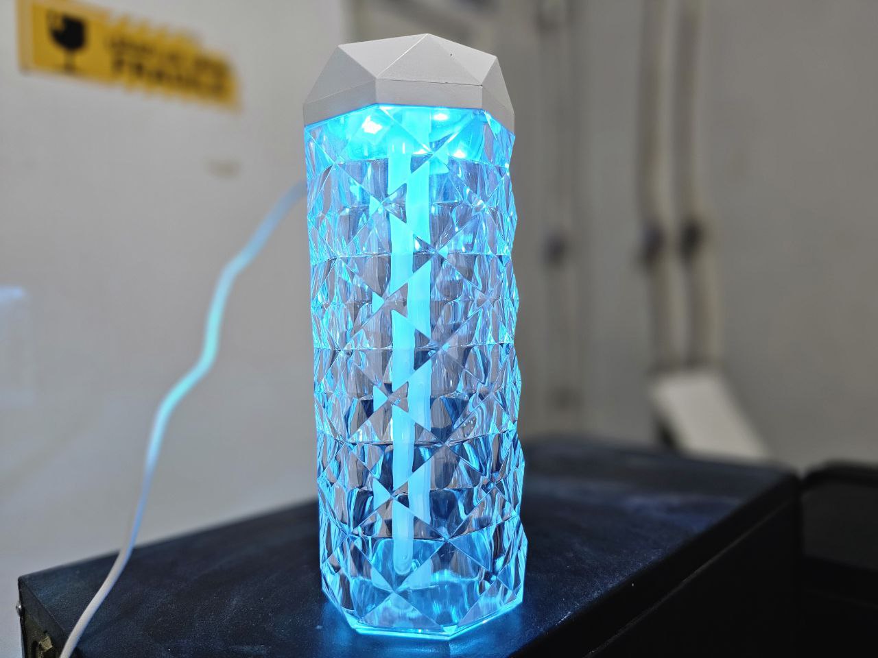 Lampe en cristal avec humidificateur d’air, diffuseur d’arôme, USB 900ml - Décoration - صورة حقيقية 19