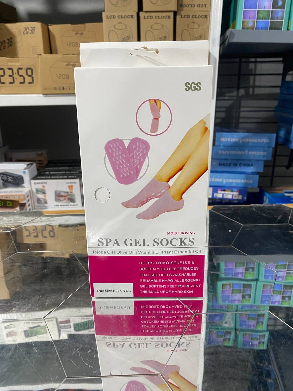 Chaussettes en Gel de Silicone réutilisables, masque pour les pieds, hydratant, blanchissant, exfoliant - جوارب من جل السيليكون لترطيب و تبييض و تقشيير القدم - Soins et Beauté - صورة 8