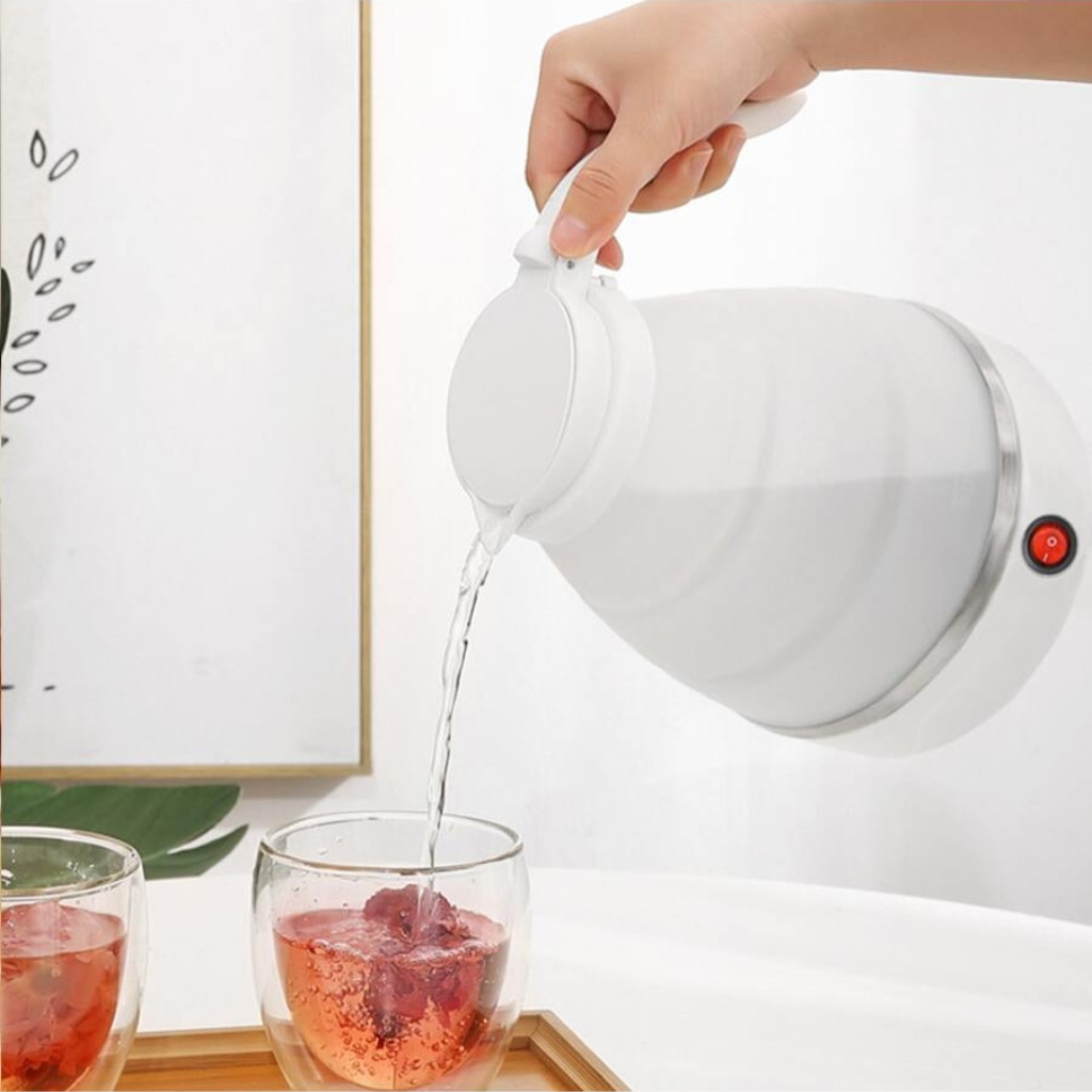 Bouilloire électrique pliable en silicone ,portable Avec  indicateur de mise hors tension غلاية كهربائية قابلة للطي محمولة سيليكون - Cuisine - صورة 7
