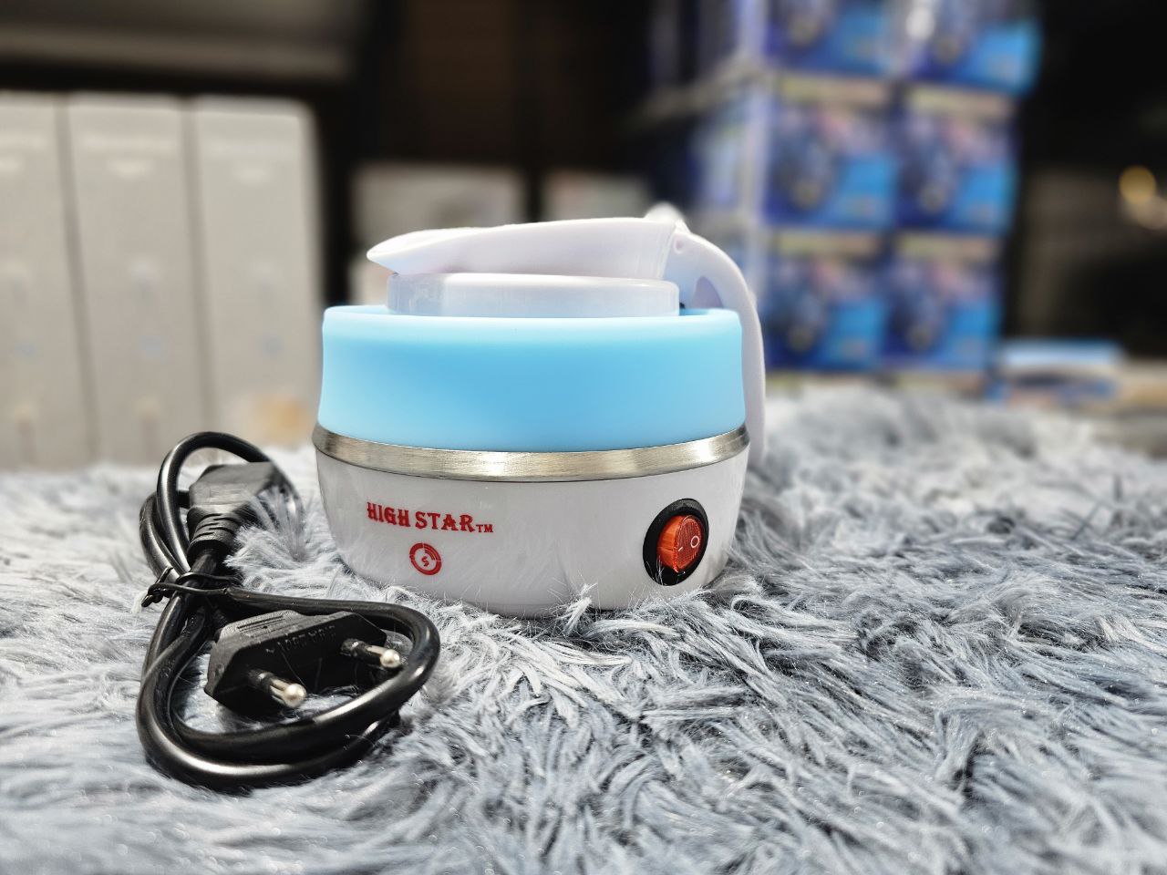 Bouilloire électrique pliable en silicone ,portable Avec  indicateur de mise hors tension غلاية كهربائية قابلة للطي محمولة سيليكون - Cuisine - صورة 10