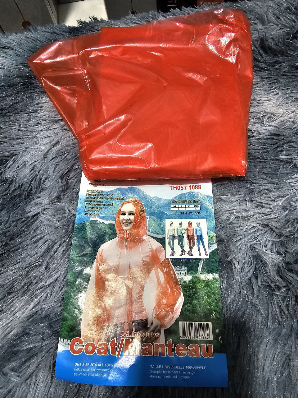 Poncho à capuche Transparent imperméable Pour Adulte protection d’urgence - Divers - صورة 13