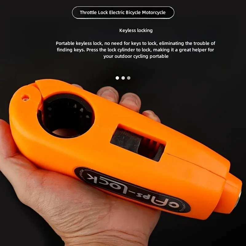 Verrou de Sécurité Antivol pour Guidon et Poignée de Moto et Scooter - قفل حماية مضاد للسرقة لمقود وخانق الدراجات النارية والسكوتر - Accessoires Auto/Moto - صورة 9