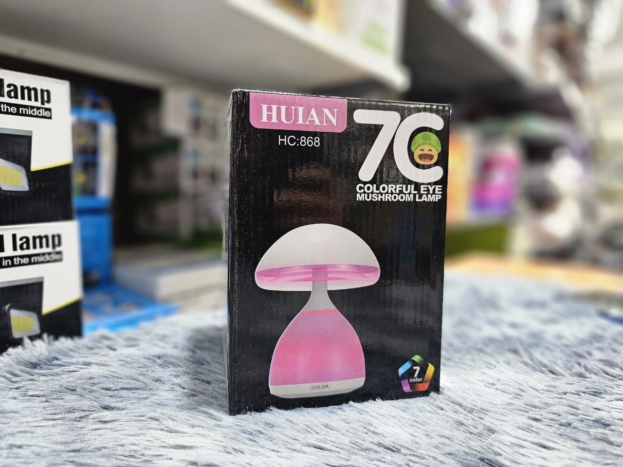 Lampe de chevet LED à capteur tactile Champignon à intensité variable RGB - Décoration - صورة 6