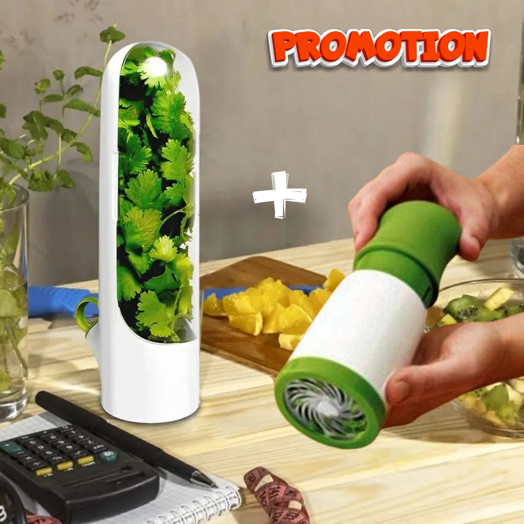 Pack Ramadan 2in1 Capsule de stockage et Moulin à herbes et à épices manuel - Cuisine - صورة 4