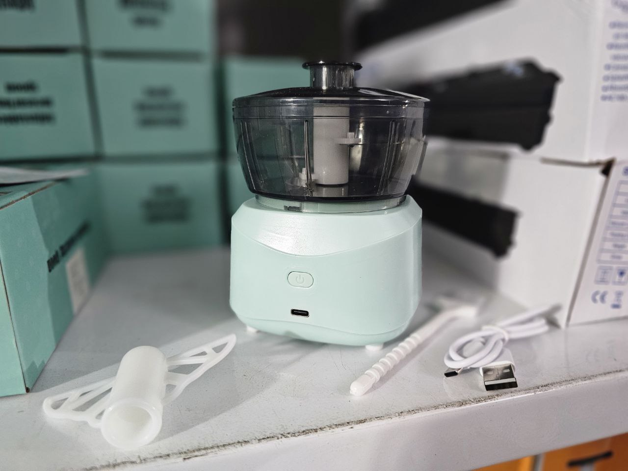Mini Hachoir électrique Portable Rechargeable multifonction 350 ML - Cuisine - صورة 6