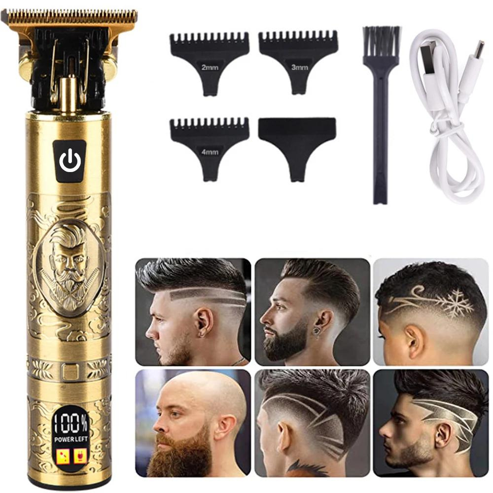 Tondeuse à cheveux professionnelle Zéro absolu , Dégradé , Low fade , Style vintage avec affichage LCD - Électronique - صورة 5