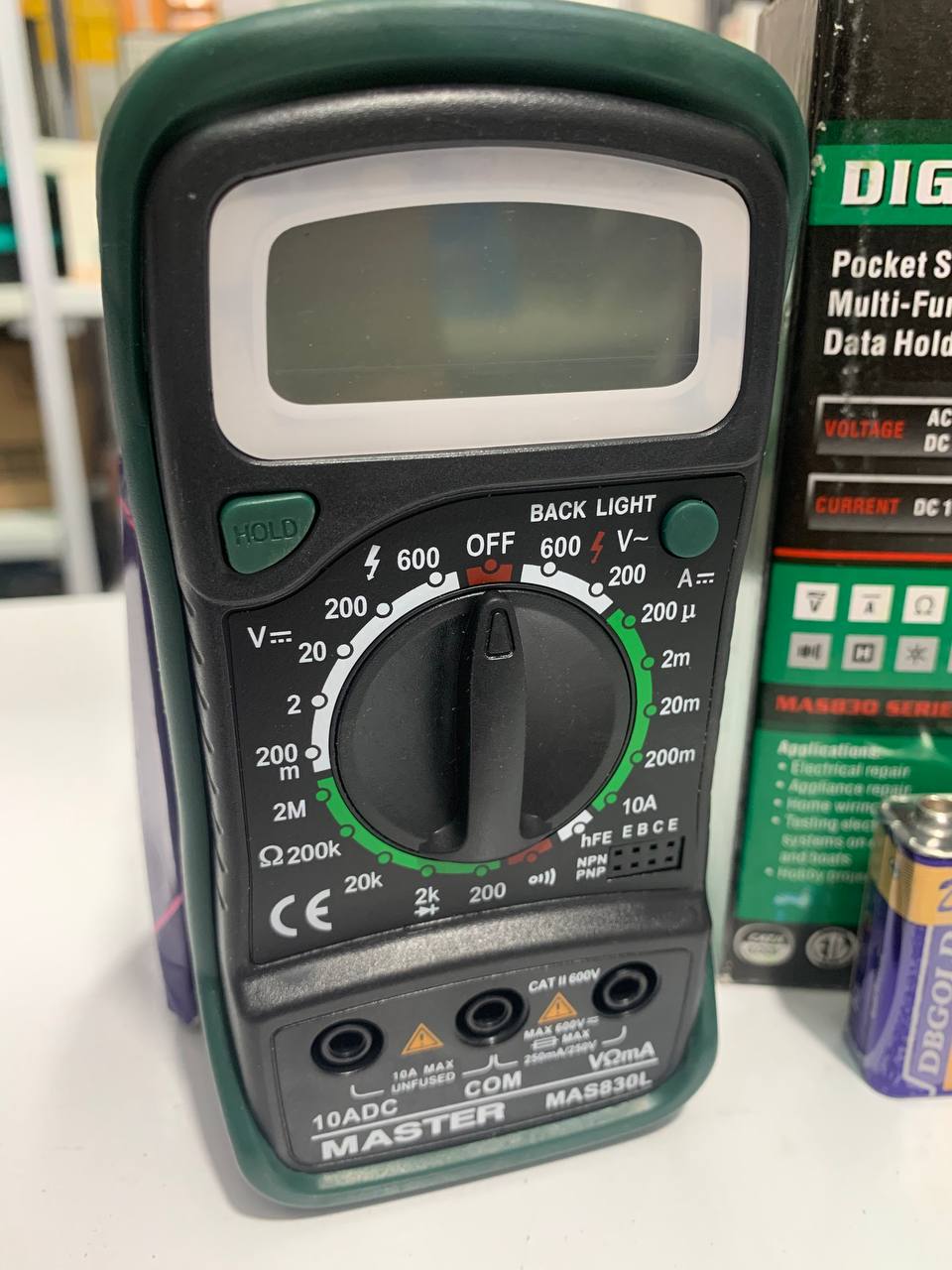 Multimètre numérique de poche Biens 830L, testeur de tension AC/DC MASTECH-MAS830L - Outillage et Bricolage - صورة 6