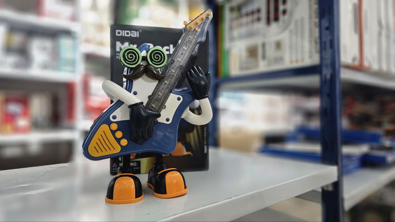 Robot dansant pour enfants, Mr rock interactif portable, lumières LED, musique avec Boutons - Jouet & Gaming - صورة حقيقية 5