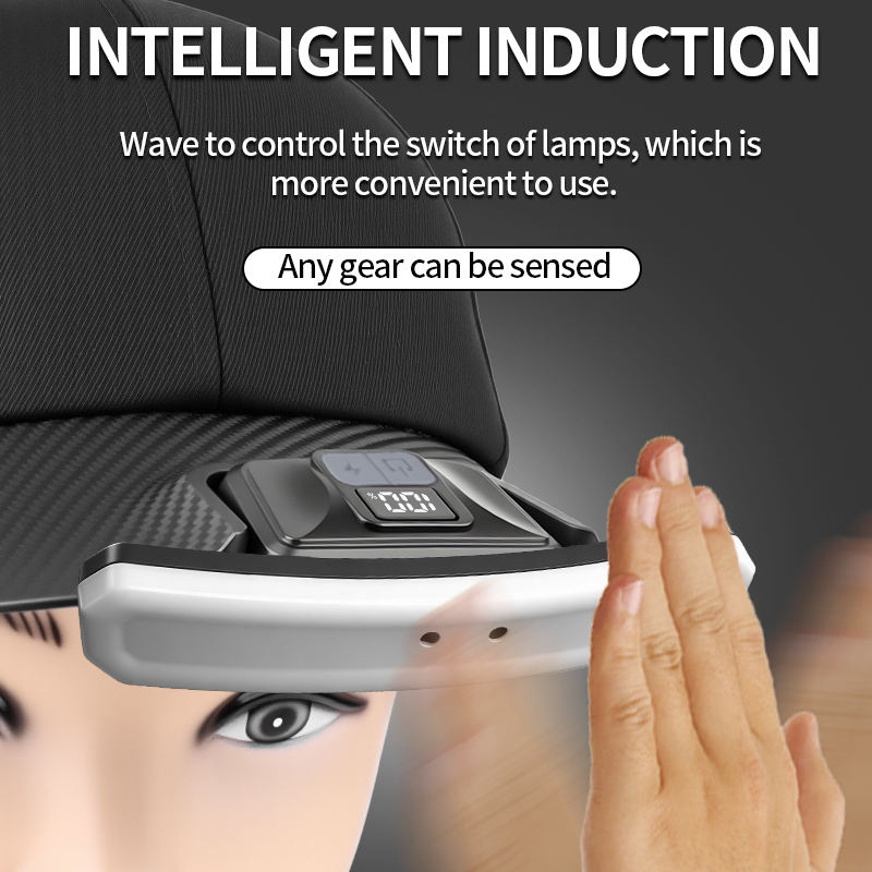 Lampe de Casquette LED avec Détecteur de Mouvement X97 - مصباح قبعة بحساس حركة قابل للشحن - Accessoires - صورة 8