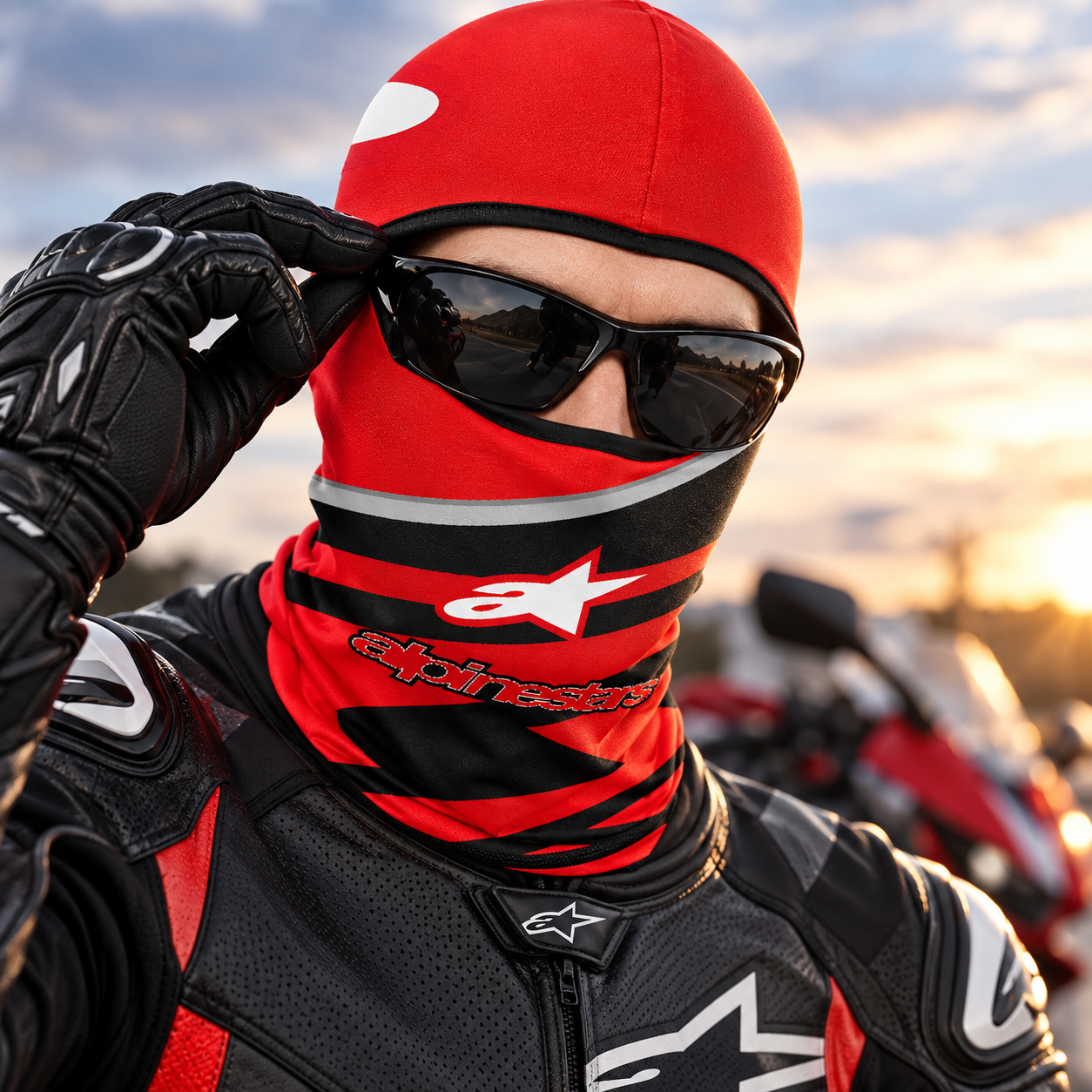 Cagoule Moto Thermique Balaclava Alpinstars - قناع واقي وجه كامل حراري للدراجات النارية