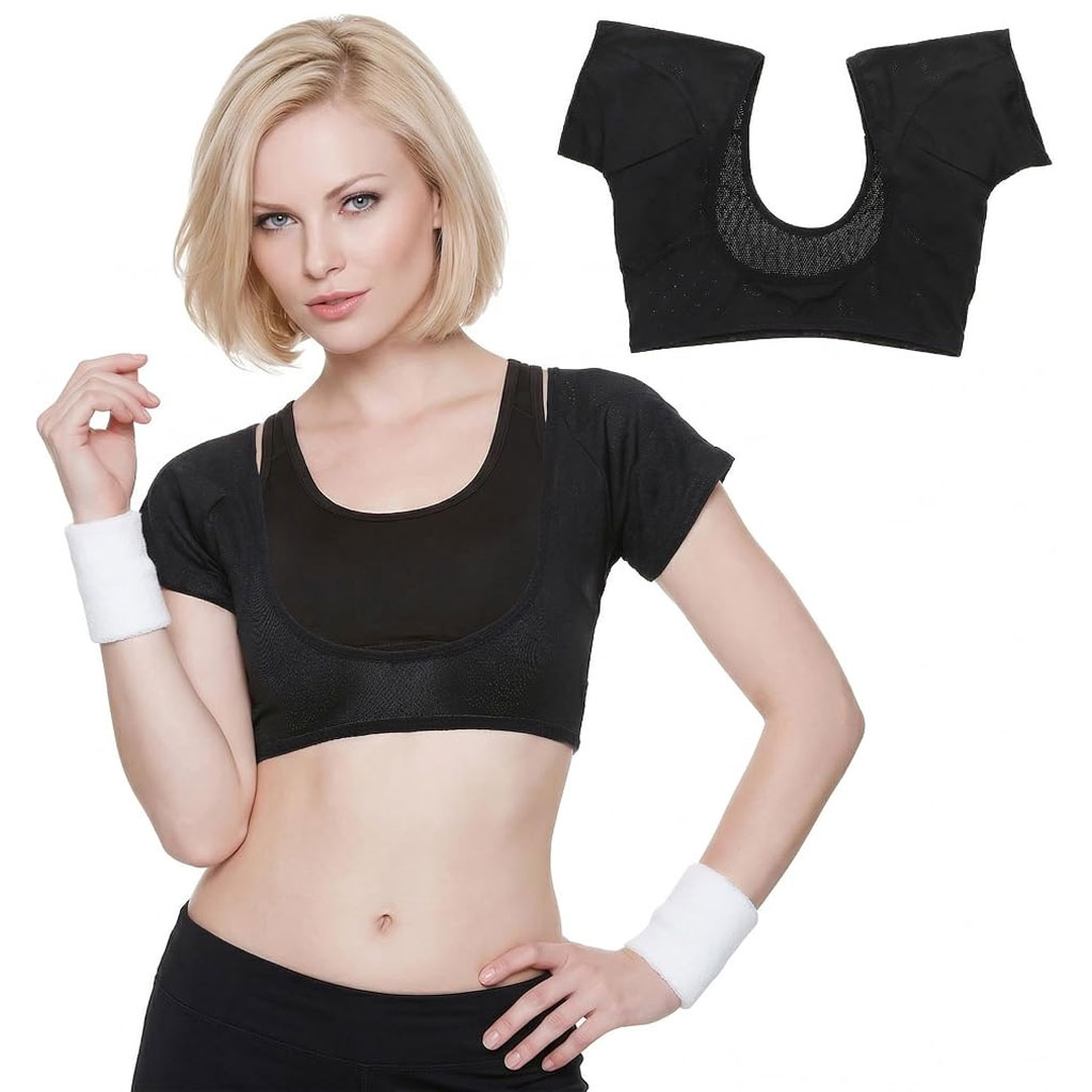 Coussinets de sudation en forme de t-shirt Réutilisables et lavables Pour les aisselles - Divers - صورة 5