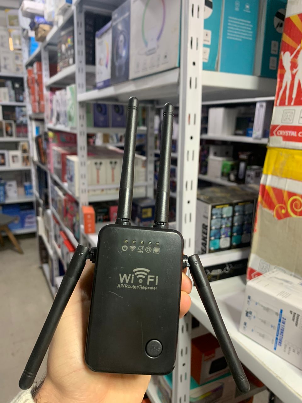 300M Wifi routeur sans fil répéteur 2.4G répéteur de Signal Extender 4 antenne routeur amplificateur de Signal pour la maison - Électronique - صورة حقيقية 2