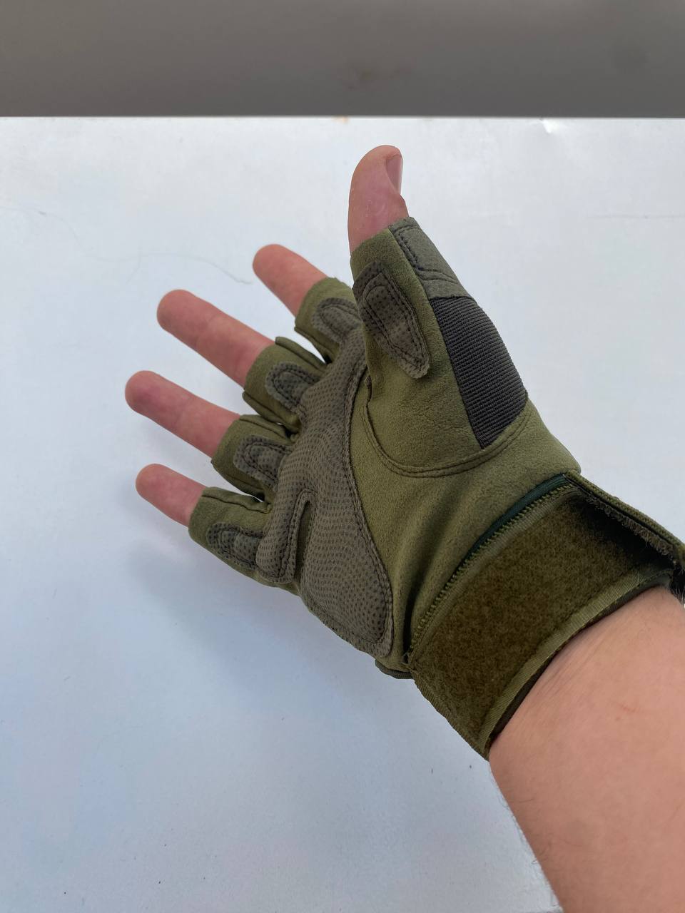 Gants de Moto antidérapants demi-doigt v2 - Divers - صورة حقيقية 6