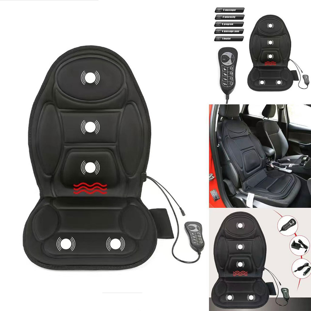 Siège De Massage Auto et Maison avec 5 Modes Vibrations et Coussin Memory Foam - Accessoires Auto/Moto - صورة 8