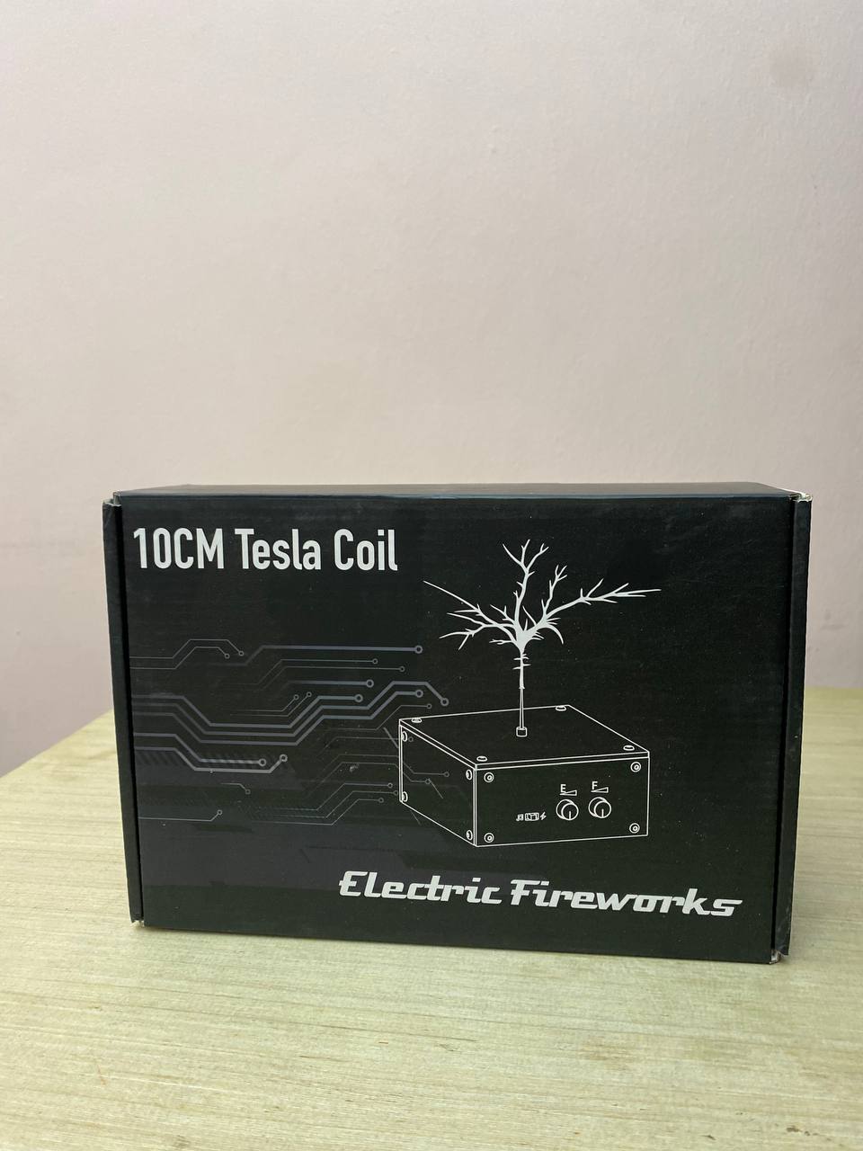 Bluetooth Mini Music Tesla Coil Kit,10 Cm Solid State Touchable Artificial Lightning - Électronique - صورة حقيقية 12