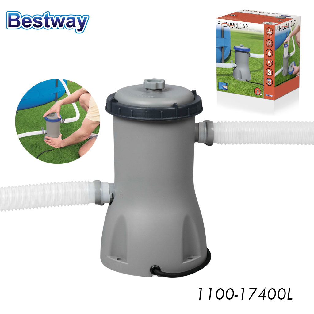 FlowClear Pompe de Filtre à Cartouche 1100-17400L Bestway 58386