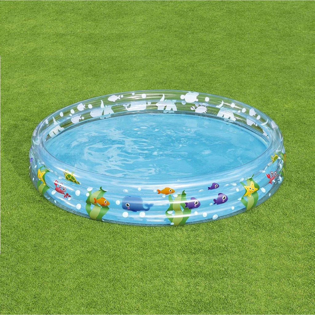 Piscine Gonflable Ronde Transparente Pour Enfants 183 x 33cm Bestway #51005 - Divers - صورة 3