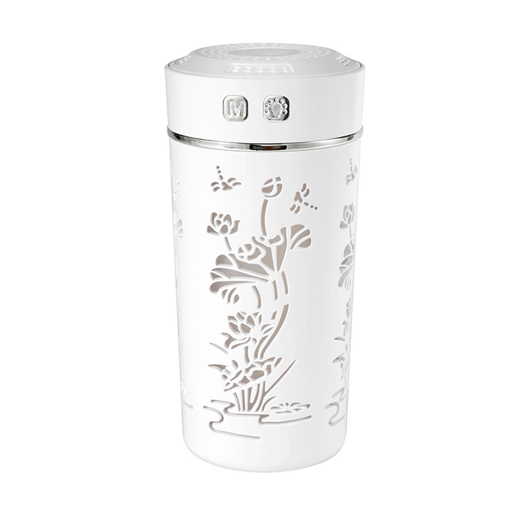 Diffuseur d’huiles essentielles et d’arôme froid, tasse de fleur de Lotus USB 250ml - Décoration - صورة 7
