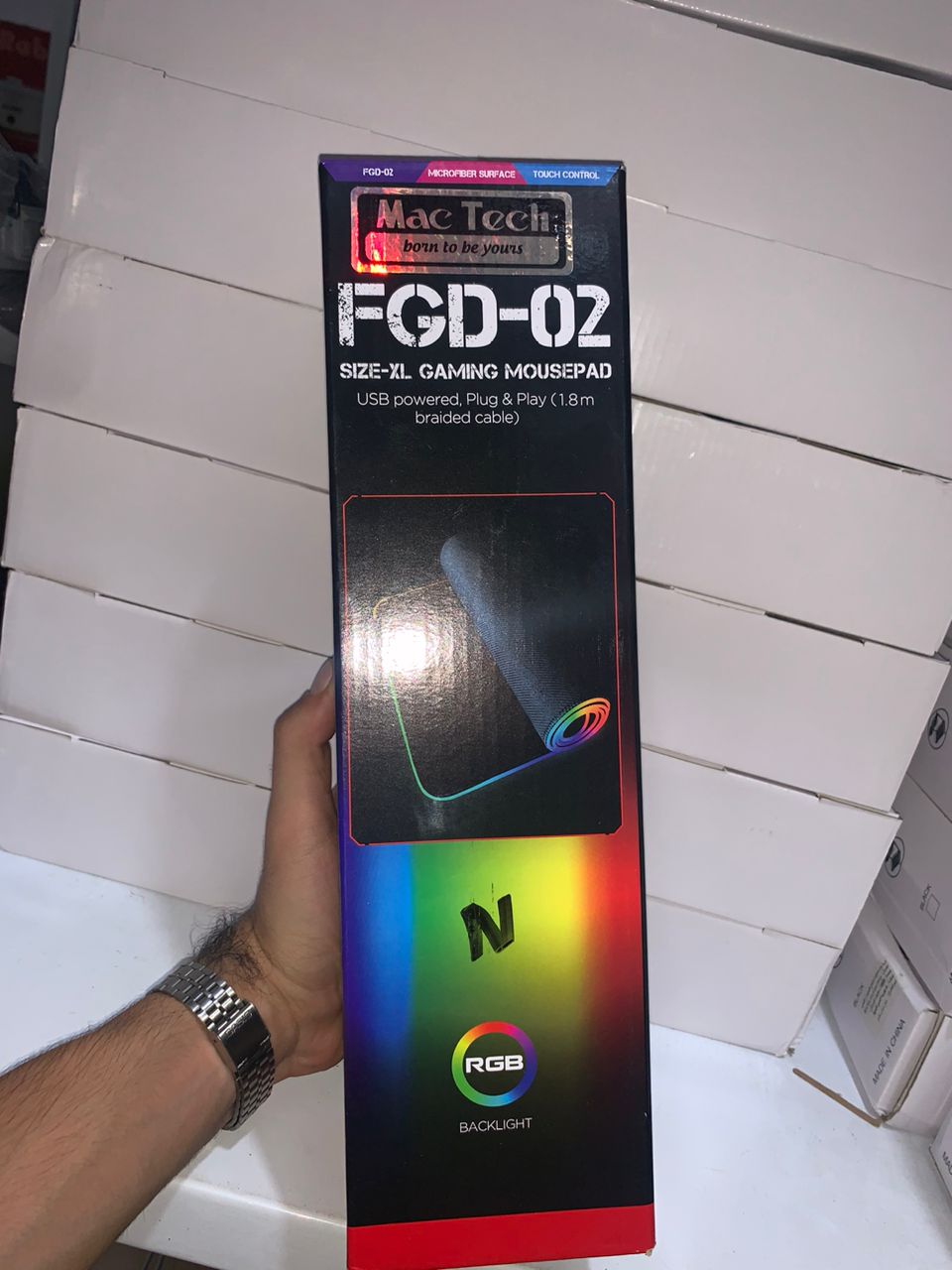 Tapis de souris de jeu RGB Transformez votre expérience de jeu - Électronique - صورة حقيقية 7