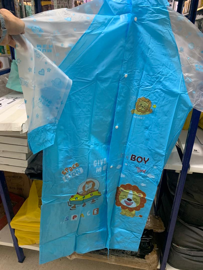 Cape Poncho Pluie Enfant Impermeable Anti Pluie ( 9-16 ans ) - Divers - صورة حقيقية 7