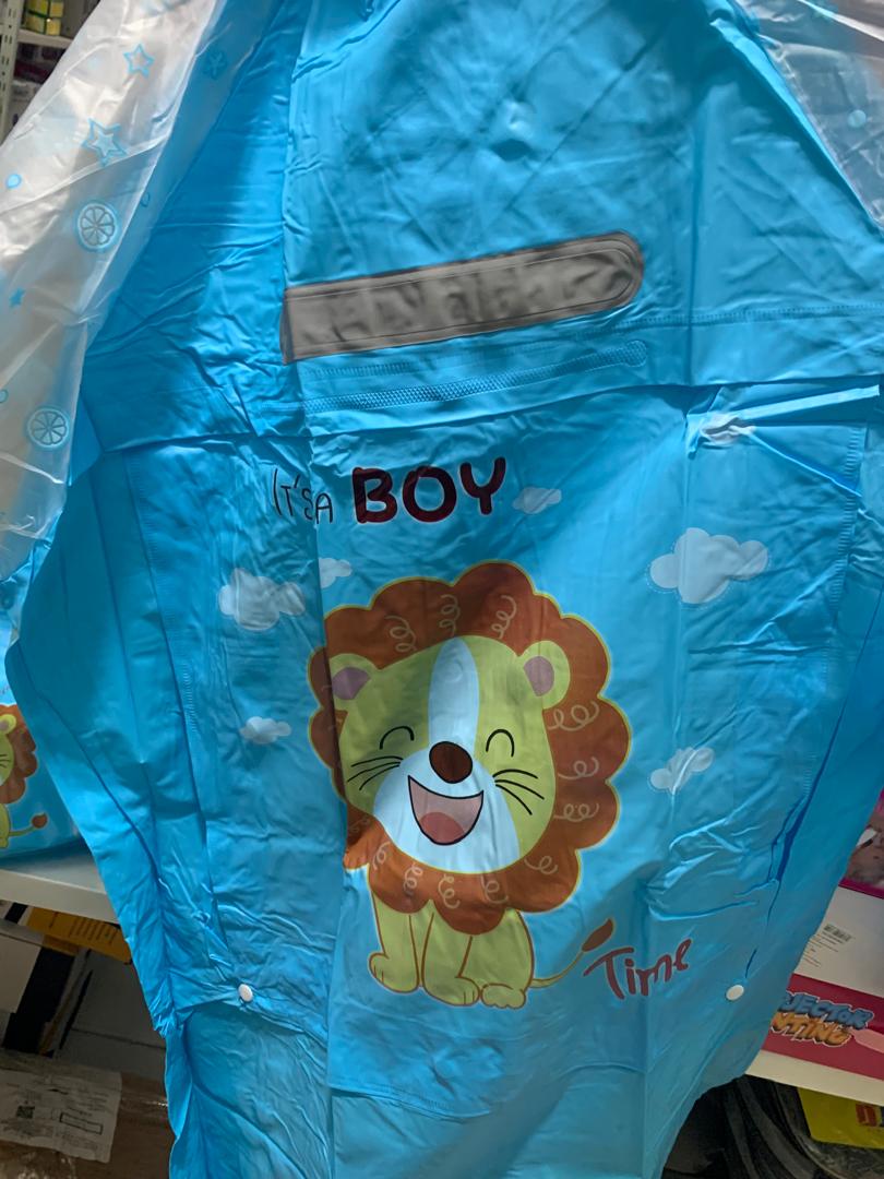 Cape Poncho Pluie Enfant Impermeable Anti Pluie ( 9-16 ans ) - Divers - صورة حقيقية 12