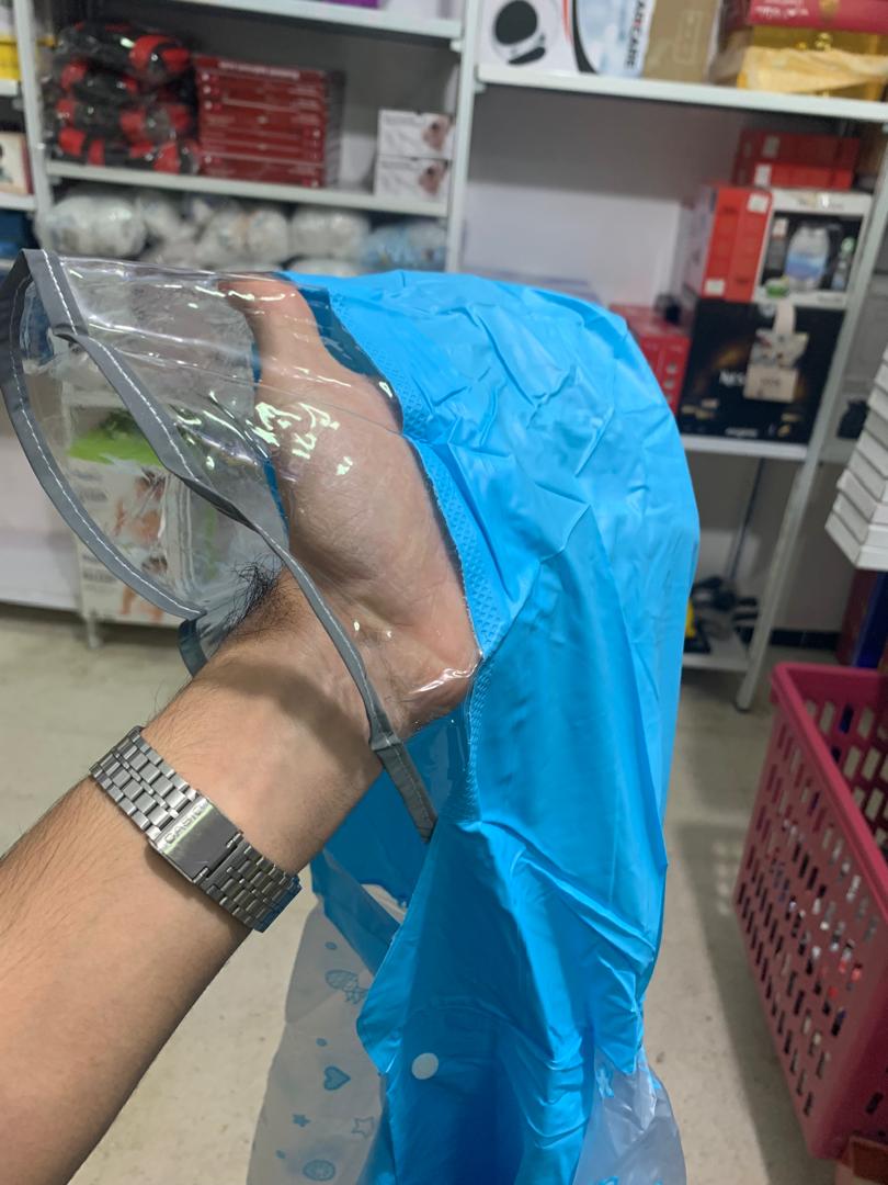 Cape Poncho Pluie Enfant Impermeable Anti Pluie ( 9-16 ans ) - Divers - صورة حقيقية 15