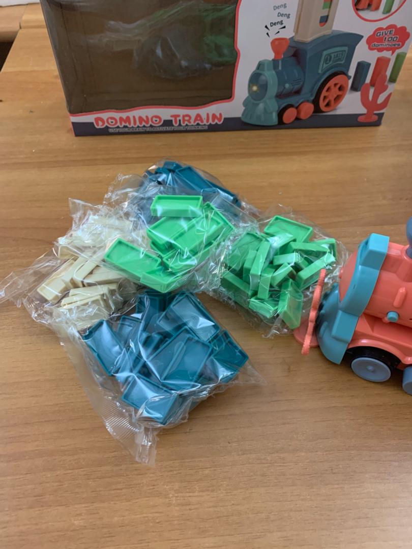 Jeu De Train Domino Educatifs avec lumières et Musique pour Enfants - Jouet & Gaming - صورة 7