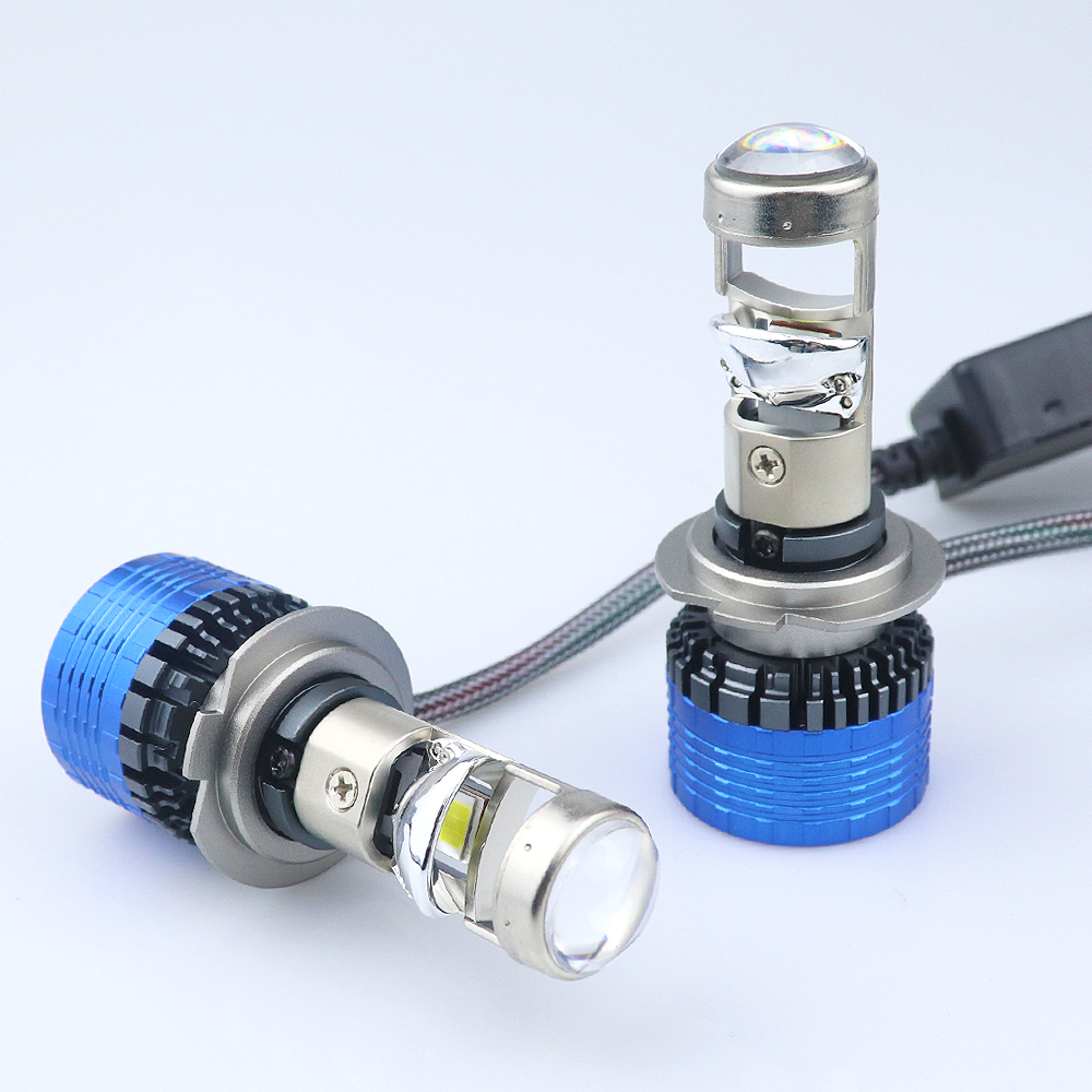 T80 Mini Loupe de Phare Laser LED H7 avec Lentille de Projecteur - مصابيح ليد أمامية للسيارة جد ساطعة - Accessoires Auto/Moto - صورة 7
