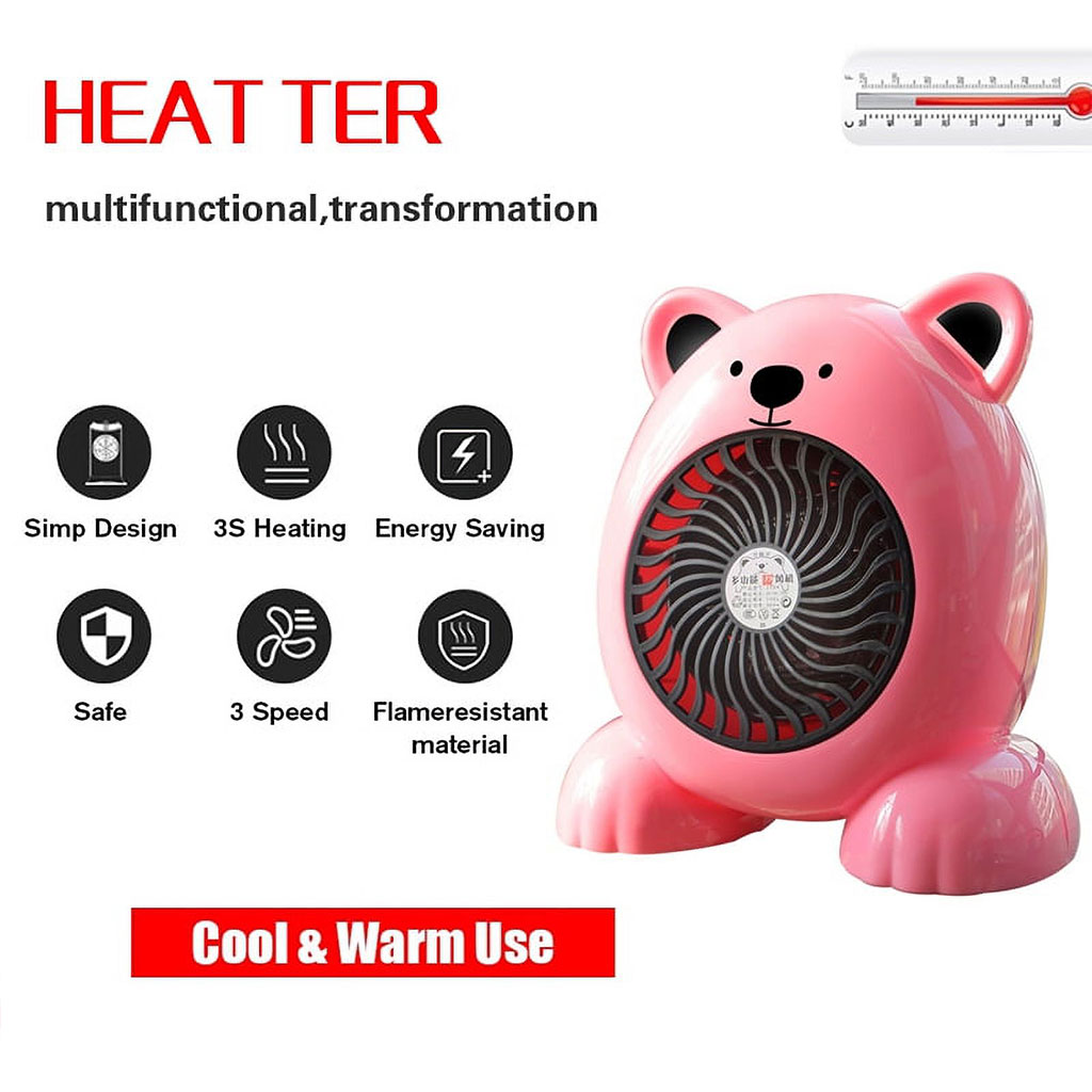 Mini radiateur chauffage électrique Ours 380W - Électronique - صورة 7