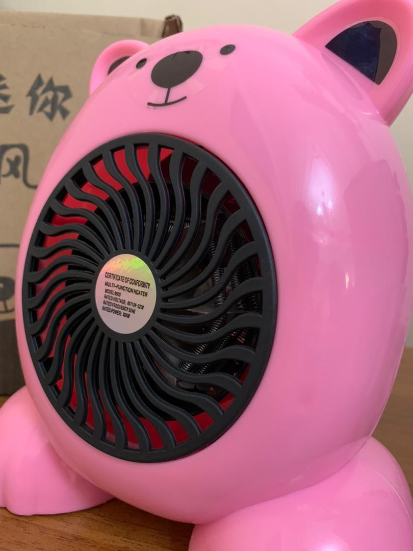 Mini radiateur chauffage électrique Ours 380W - Électronique - صورة حقيقية 9