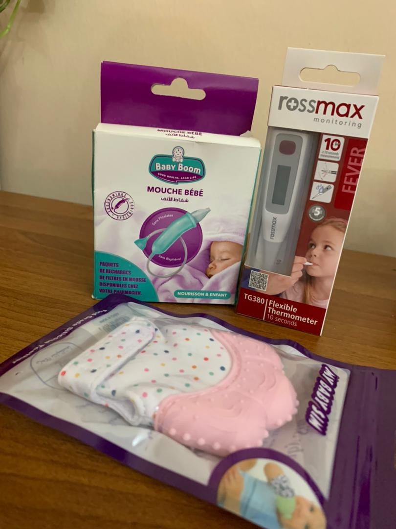 Pack pour bébé Anneau de dentition en Silicone ,Thermo-mètre et Mouche Bébé - PACKS SPECIAL OFFERS - صورة 9