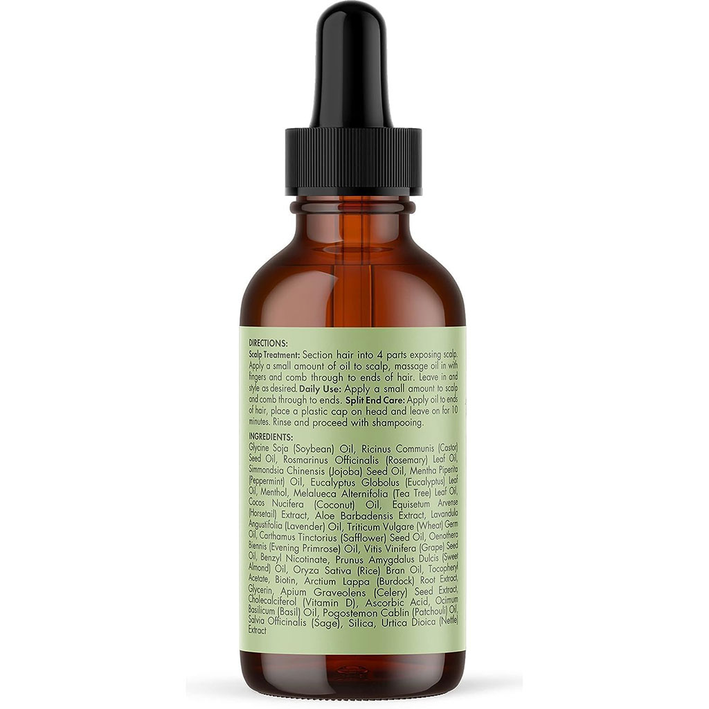 Mielle Huile fortifiante pour le cuir chevelu au romarin et à la menthe Original - Soins et Beauté - صورة 2
