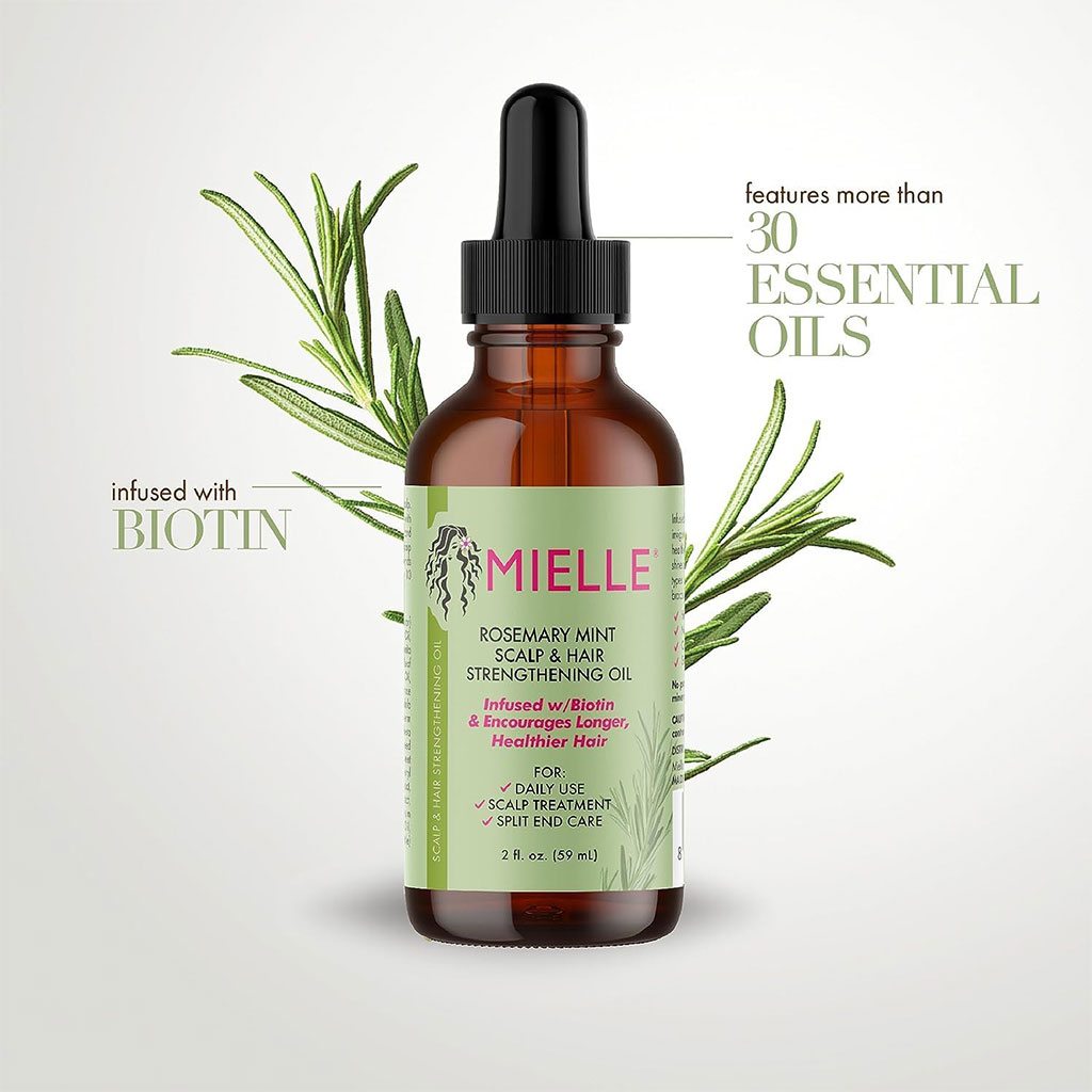 Mielle Huile fortifiante pour le cuir chevelu au romarin et à la menthe Original - Soins et Beauté - صورة 6