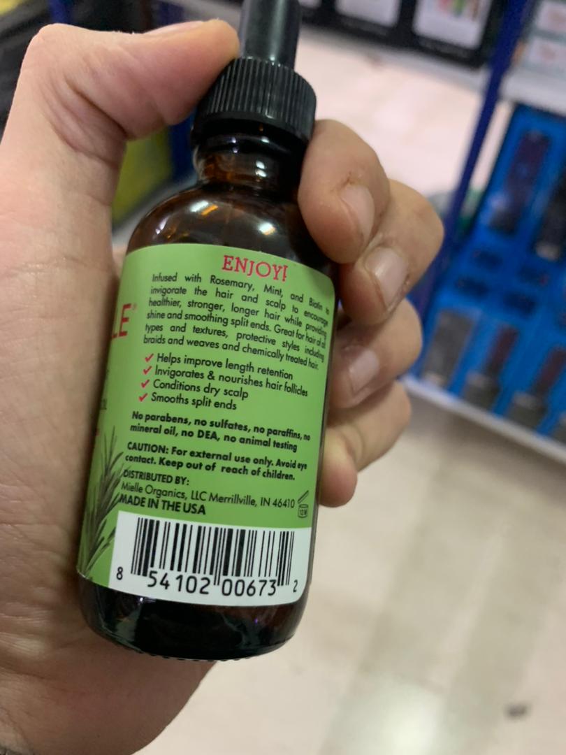 Mielle Huile fortifiante pour le cuir chevelu au romarin et à la menthe Original - Soins et Beauté - صورة 7