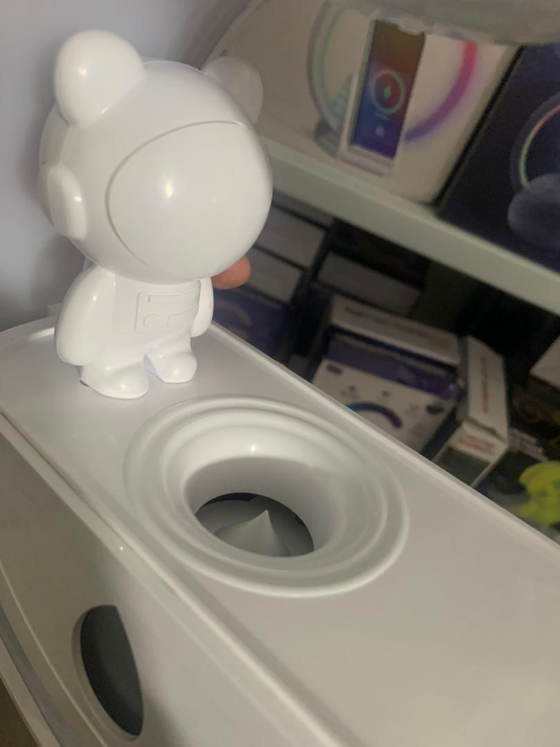 Haut Parleur Bluetooth et Humidificateur anti-gravité en forme de G - Électronique - صورة حقيقية 7