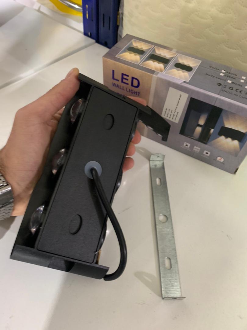 Applique Murale LED 6W D’Éclairage Extérieur 3 Lampes en PP - Décoration - صورة حقيقية 8
