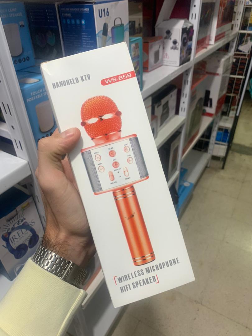 Micro Karaoké Bluetooth sans Fil 4 en 1 Compatible avec Android/IOS - Électronique - صورة حقيقية 8
