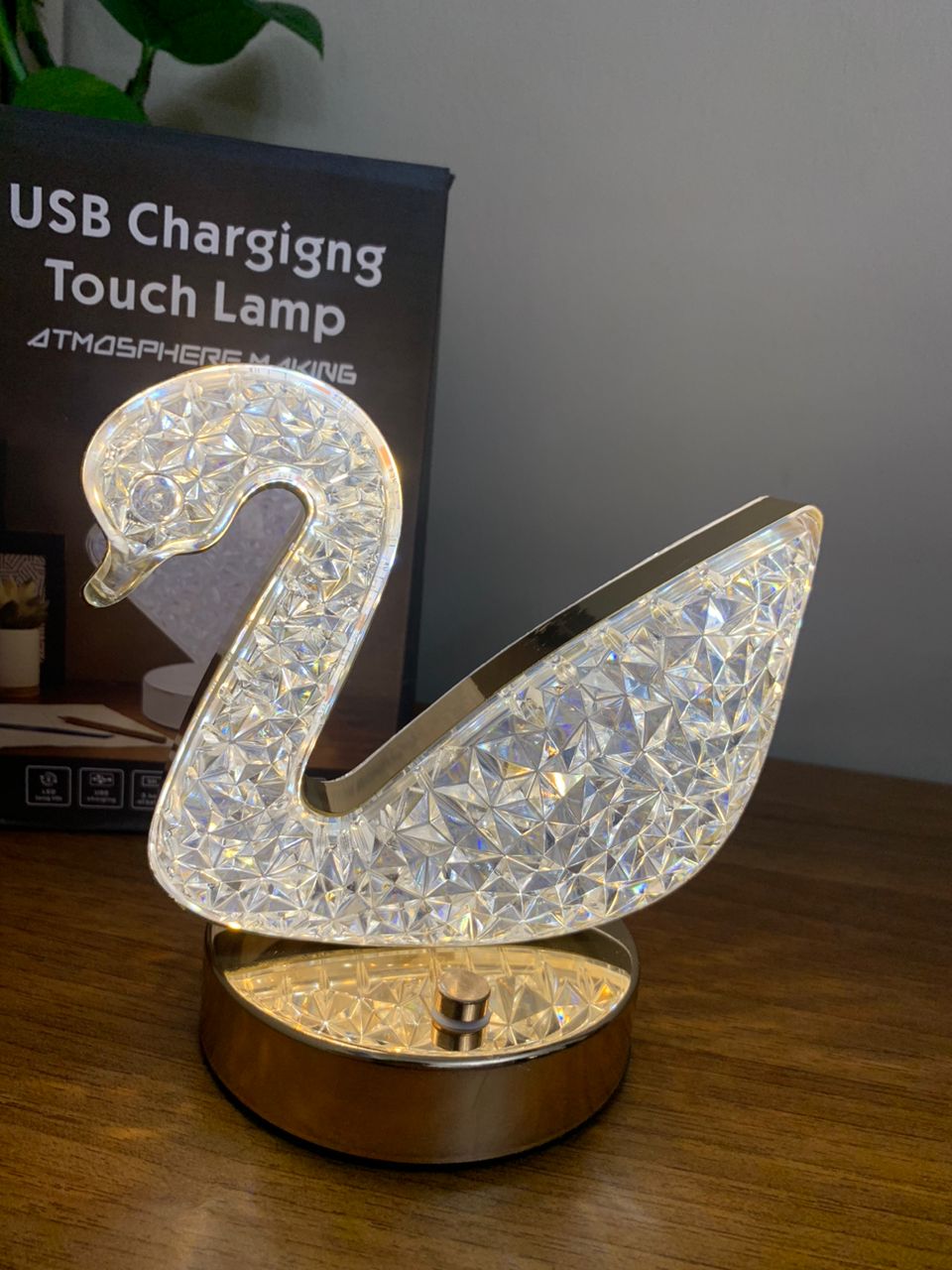 Lampe de Table et Veilleuse à Intensité Variable en Crystal - Décoration - صورة 9